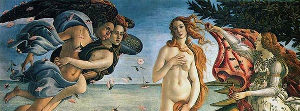 Nacimiento de Venus, de Boticelli